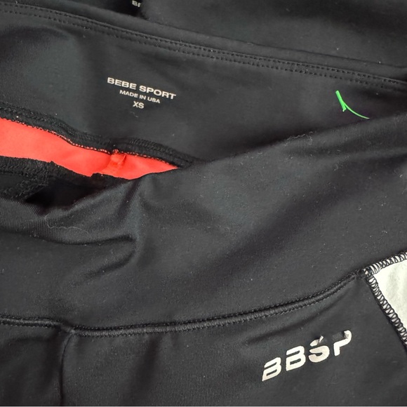 Bebe set 2 piece BBSP Bebe sport set work out yoga athletic 2000s gym coral neon - Picture 7 of 15